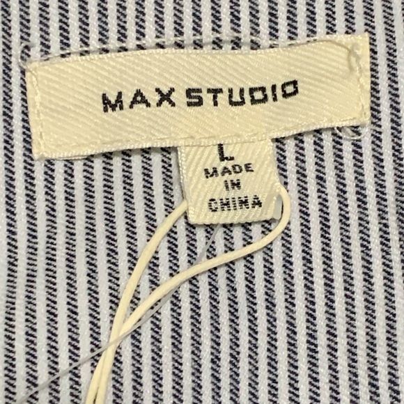 Women’s Max Studio Pin Striped Blazer Size Large NEW WITH TAGS - Picture 6 of 8